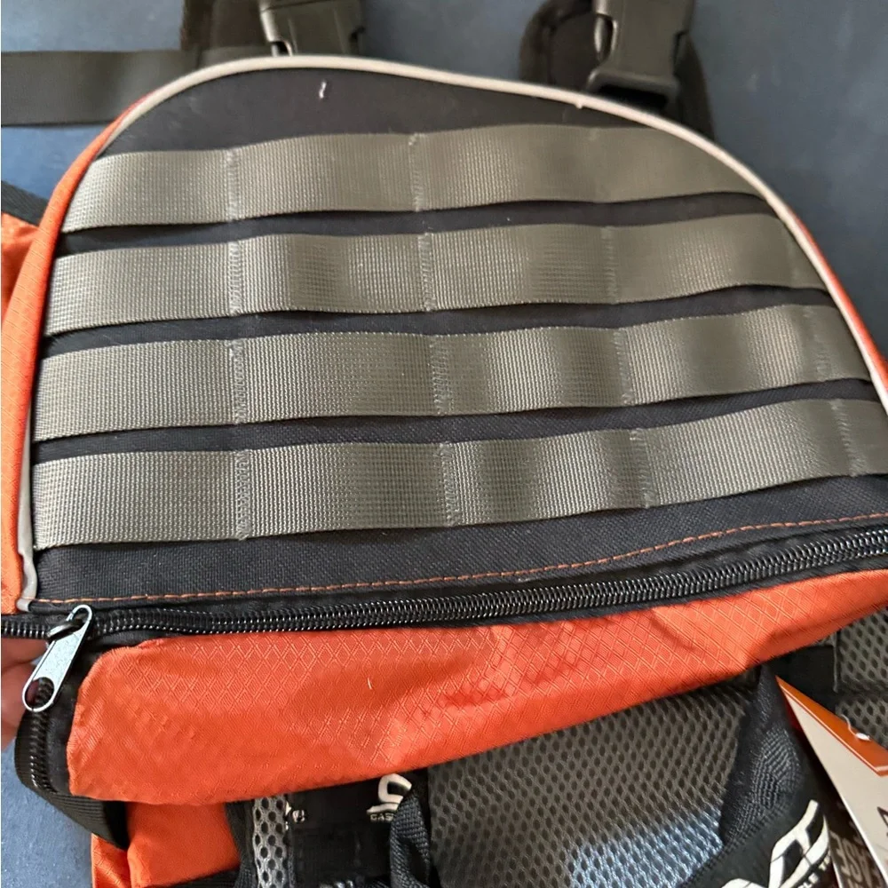 Black and Orange Dog Bag